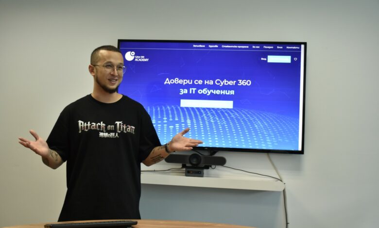 Simeon Nguen presenting